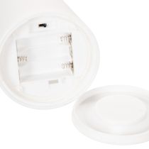 gjenstander Lampe med håndtak, bærbar LED-lampe for utendørs og innendørs bruk, 22 cm, 3 stk.