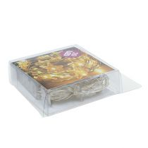 gjenstander LED lys wire stjerner LED lys lenke 20stk 2,3m varmhvit 6stk