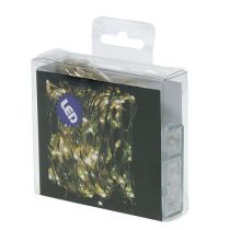 gjenstander LED-lyslenker 20 stk. innendørs 2 m varmhvite timer batteridrevet 6 stk.