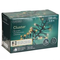 gjenstander LED lyskjedeklynge for innvendig og utvendig 288 LED 260cm