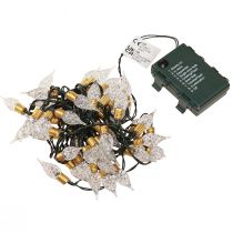 gjenstander LED eventyrlys med timer batteri inni 50 LED 490cm
