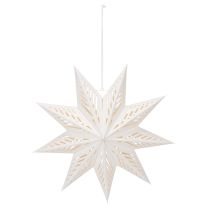 gjenstander Julestjerne LED-dekorasjon for oppheng, varm hvit, innendørs, 38 cm