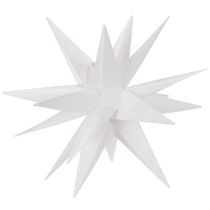 gjenstander LED-stjerne Julestjerne Varmhvit Timer Utendørs 60cm