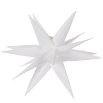 gjenstander LED-stjerne Julestjerne Varmhvit Timer Utendørs 60cm