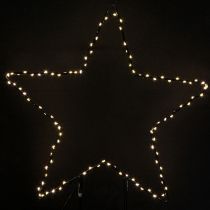 gjenstander LED-stjerne stående 150 Micro LED varmhvit metall Ø58cm