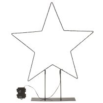 gjenstander LED-stjerne stående 150 Micro LED varmhvit metall Ø58cm