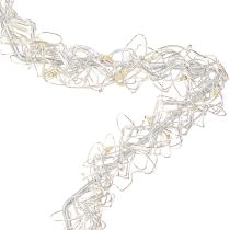 gjenstander LED-stjerne for oppheng sølvmetall 70 LED varmhvite Ø25cm