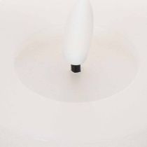 gjenstander LED XL telys hvit ekte voks med timer varm hvit 6 cm 2 stk
