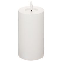 gjenstander LED-søylelys, flimrende, med timer, Ø7 cm, 16 cm