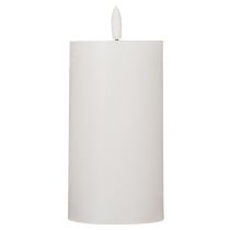 gjenstander LED-søylelys, flimrende, med timer, Ø7 cm, 16 cm
