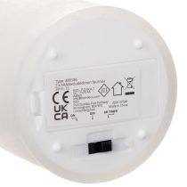 gjenstander LED-søylelys, flimrende, med timer, Ø7 cm, 16 cm