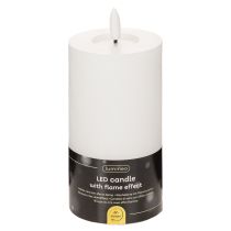 gjenstander LED-søylelys, flimrende, med timer, Ø7 cm, 16 cm