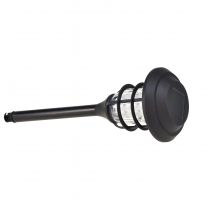 gjenstander LED Lommelykt Solar Hage Lomme Svart Varm Hvit H42cm