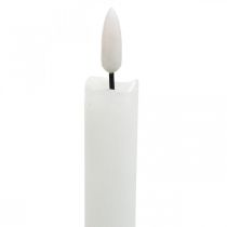 gjenstander LED lys voks bordlys varm hvit for batteri Ø2cm 24cm 2stk