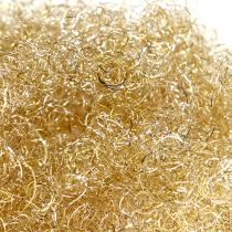 gjenstander Tinsel krøllet gull-sølv 50g