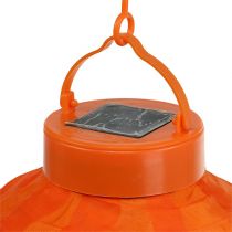 gjenstander Lampion LED med solcelle 20cm oransje