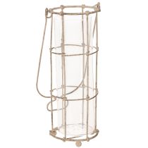 gjenstander Hagelykt, metallvindlykt Ø8,5 cm H23/18,5/14,5 cm 3-delers sett