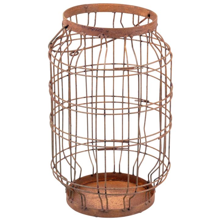 gjenstander Hagelykt metall patina håndtak vintage Ø19,5cm