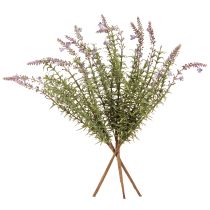 gjenstander Lavendel kunstige urter på stilk med 7 greiner 40cm 3stk