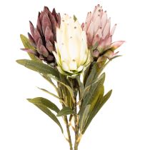 gjenstander Protea kunstig blomst Leucadendron 65cm 3 stk