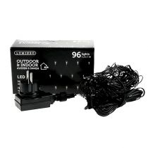 gjenstander Lysnett LED 1,3 x 1m 96 for utvendig varmhvit