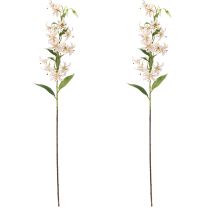 gjenstander Kunstig lilje som blomsterstilk for elegant og vedlikeholdsvennlig dekorasjon, 82 cm, 2 stk.