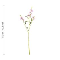 gjenstander Triteleia kunstig blomst for elegant blomsterdekorasjon i oppholdsrom, 110 cm, 2 stk.