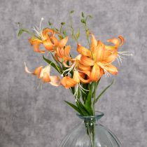 gjenstander Kunstige liljer, dekorasjon til bryllup og arrangementer, 77 cm, 4 stk.