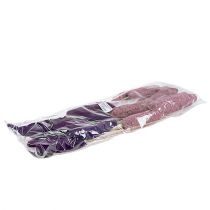 gjenstander Luffa på pinne stor rosa, Erika 8cm - 30cm 25 stk