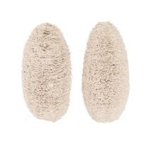 gjenstander Luffa liten bleket 50 stk