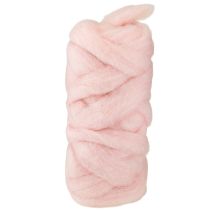 gjenstander Lunte Rosa Ull Lunte Naturull Vanntett Fargeekte 5cm 10m