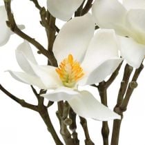 Kunstige magnoliakvister hvit deco-gren H40cm 4stk i haug