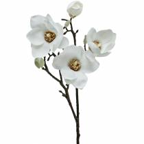 gjenstander Magnolia gren hvit Dekorativ gren magnolia kunstig blomst