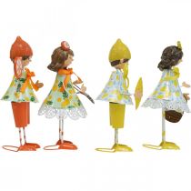 gjenstander Små frukter, sommerpynt, figurer sitroner appelsiner H17/18cm 4stk