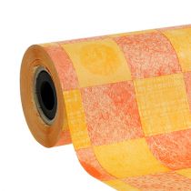 Mansjettpapir gul-oransje 25cm 100m