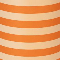 gjenstander Mansjettpapirrull, oransje stripete, 25 cm x 100 m