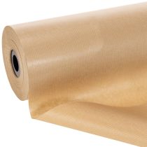 gjenstander Naturlig kraftpapir i mansjettpapirrull 25 cm 100 m dekorativt papir