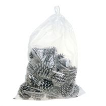 gjenstander Maritima kongler 10cm - 14cm hvitkalkede 25 stk