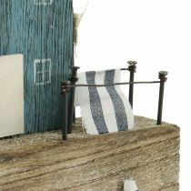 gjenstander Maritim tredekor havnepromenade Shabby Chic H25,5cm