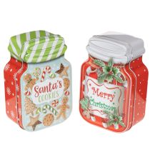 gjenstander Metallkakeform med julemotiv i kakeglassdesign, 15 cm, 2 stk.