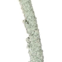 gjenstander Dekorativ rund ring på trebase, metall, for tørkede blomster, 52 cm