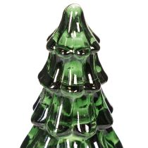 gjenstander Juletre i glass med LED-lys, borddekorasjon, jul, 13 cm, 2 stk.