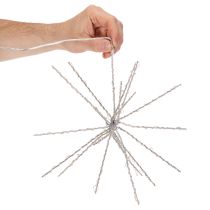 gjenstander Dekorativ Polar Star LED-lampe, varmhvit, med timer, utendørs, 29 cm