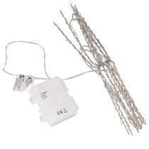 gjenstander Dekorativ Polar Star LED-lampe, varmhvit, med timer, utendørs, 29 cm