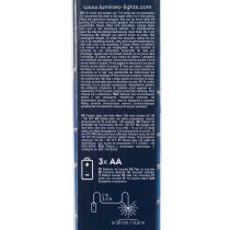 gjenstander Dekorativ Polar Star LED-lampe, varmhvit, med timer, utendørs, 29 cm