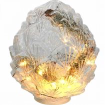 LED-lys LED-kjegler Julepynt Timer Varm Hvit 19,5cm