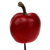 Mini eple på wire Ø2,5cm 48stk
