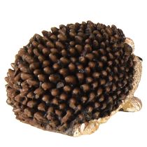 gjenstander Mini pinnsvindekorasjonsfigurer høst håndmalt 4 × 2,5 × 2 cm 6 stk.