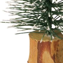 gjenstander Mini grantrær snødekt vinterskog Ø5cm H8cm 12 stk