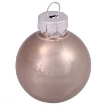 gjenstander Minijulekuler glasstrekuler kashmir Ø3cm 22 stk